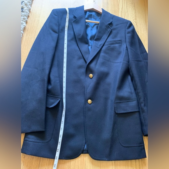 Nordstrom // Navy Wool Blend Blazer - Picture 9 of 9